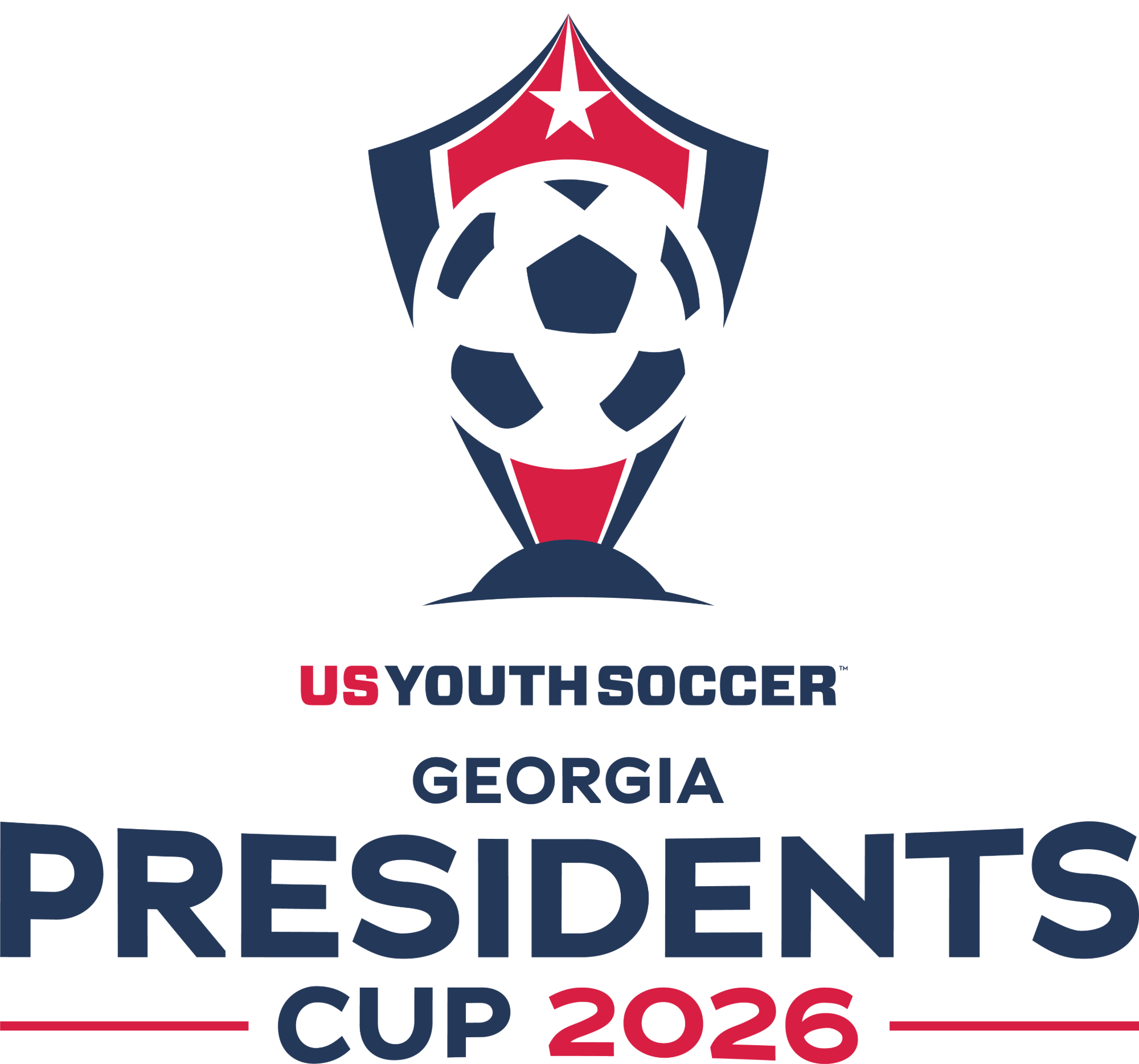 USYS GA Presidents Cup (w1/3) 2026 (Navy and Red Text) Collection
