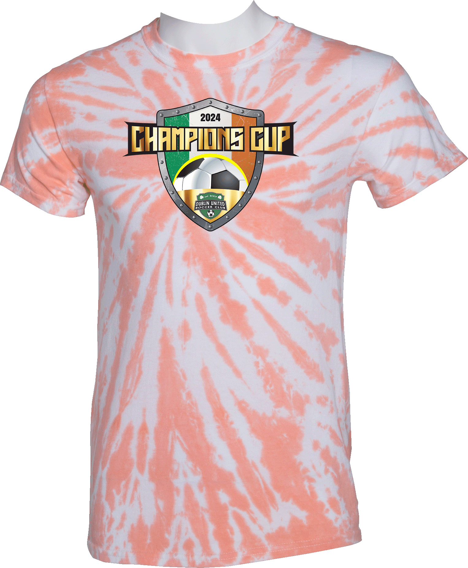 TieDye Short Sleeves 2024 Dublin United Champions Cup