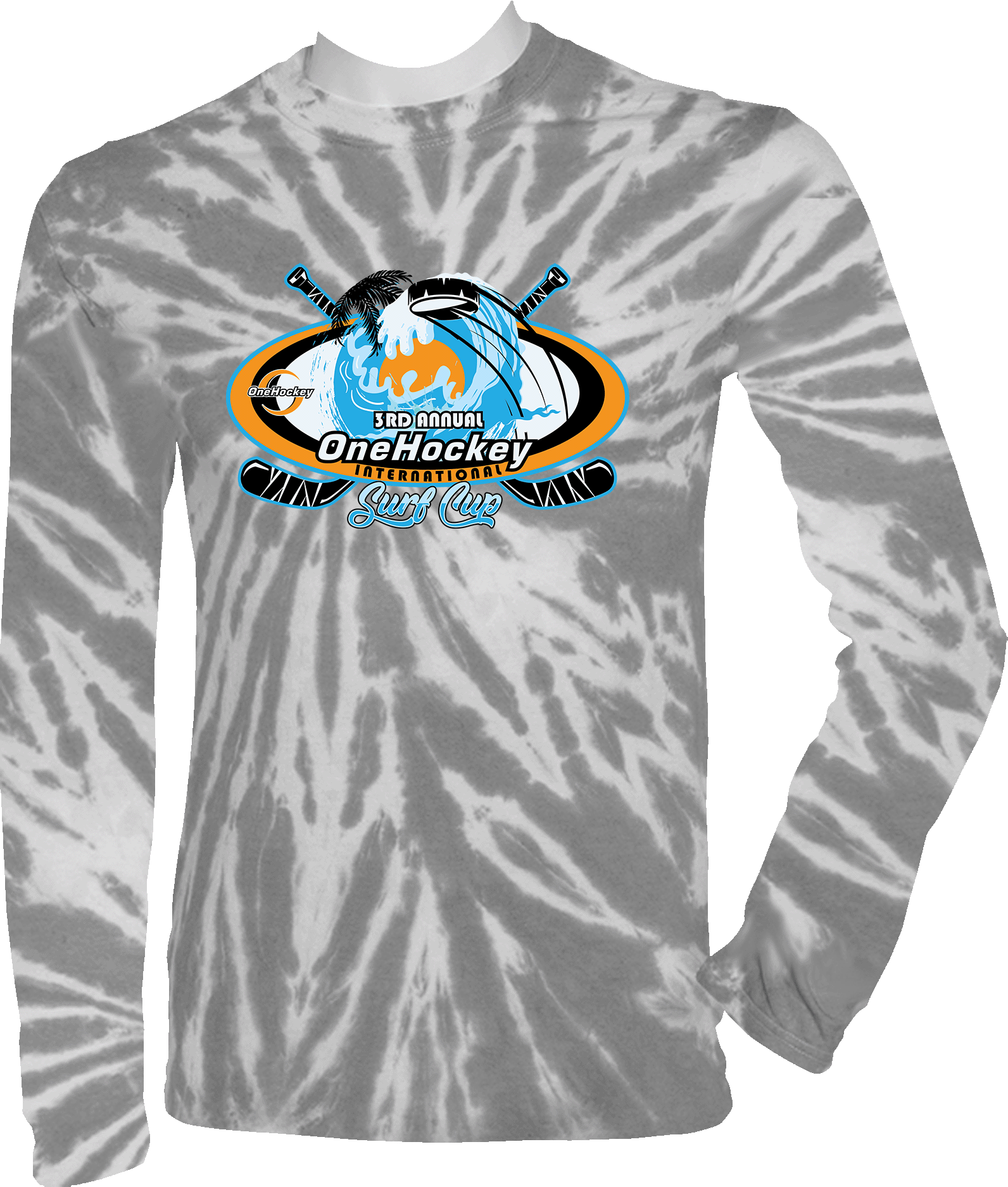 TieDye Long Sleeves 2024 OneHockey International Surf Cup