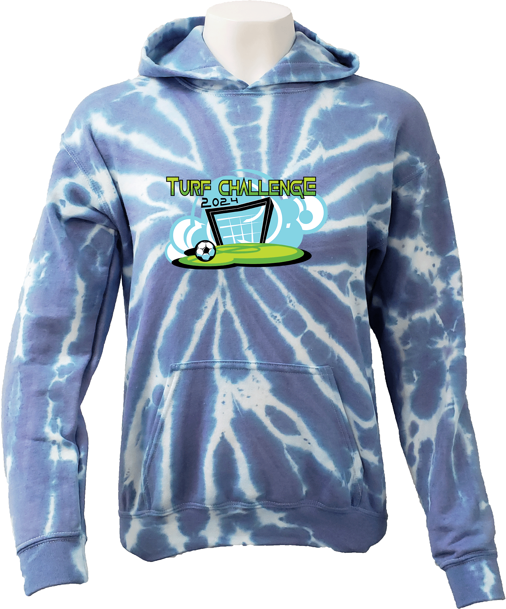 Tie Dye Hoodies 2024 ODU Turf Challenge