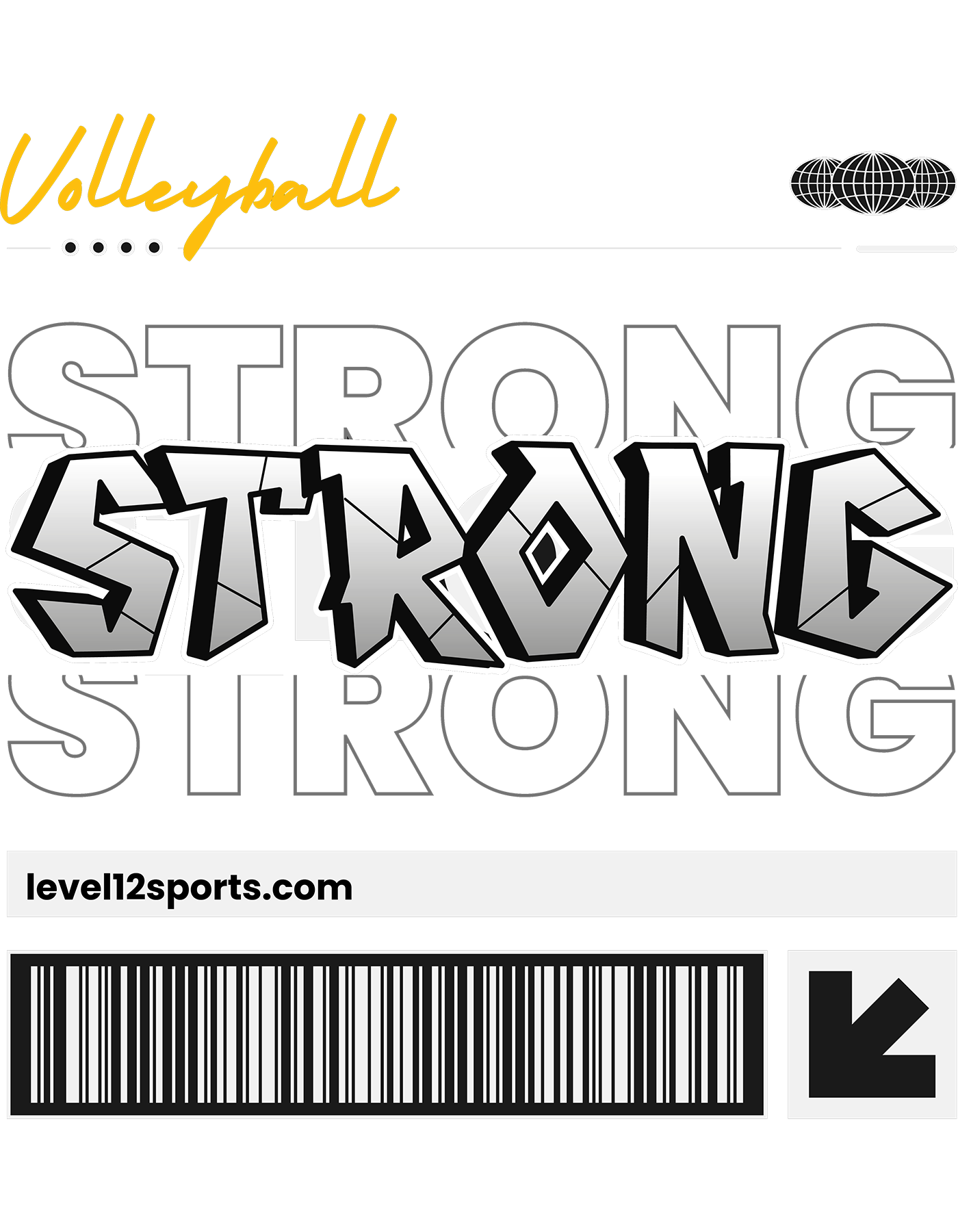 L12 Sports Clothing - Volleyball Strong