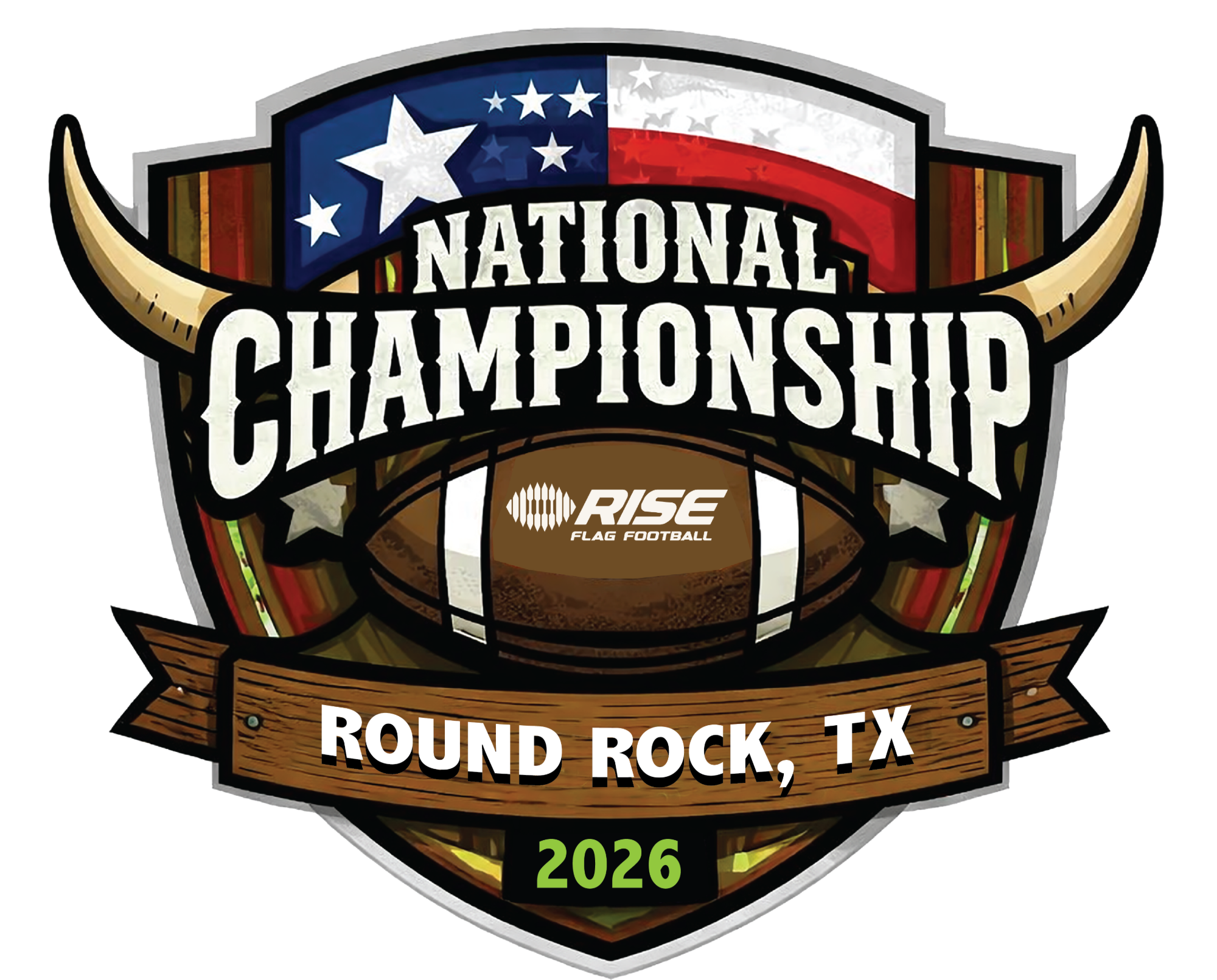 Rise Flag Football National Championships 2026 (Bull Horns) Collection