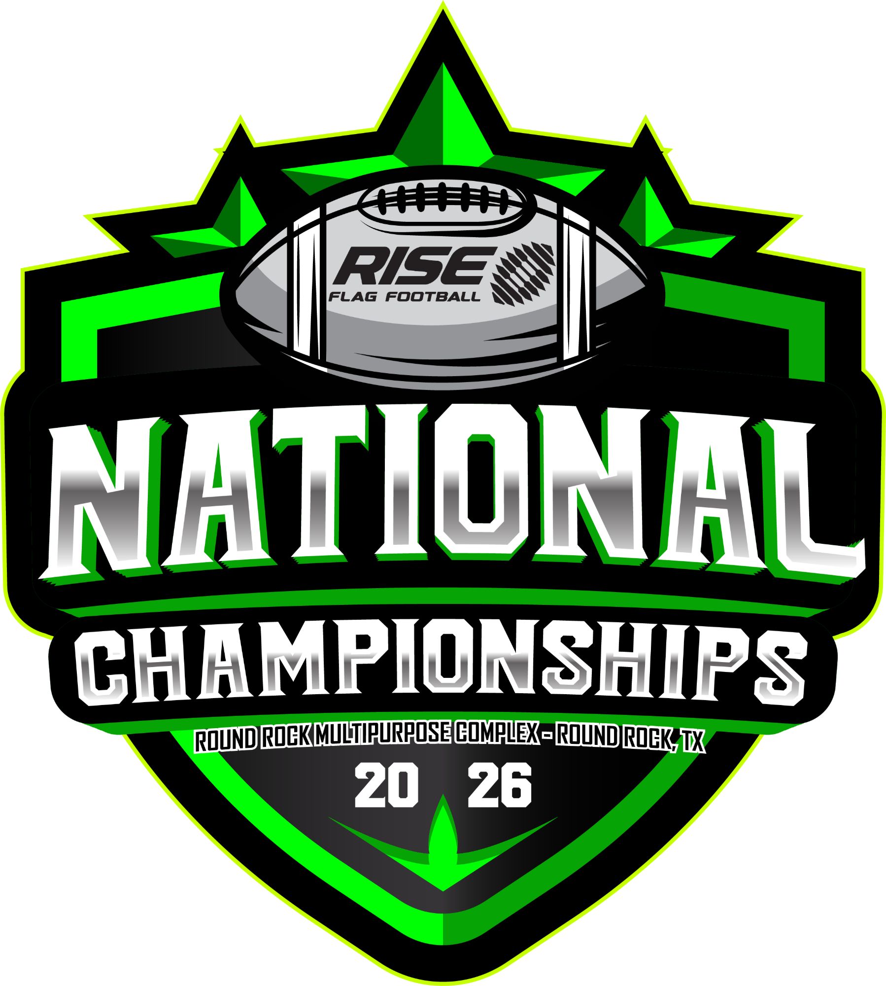 Rise Flag Football National Championships 2026 (Main Logo) Collection