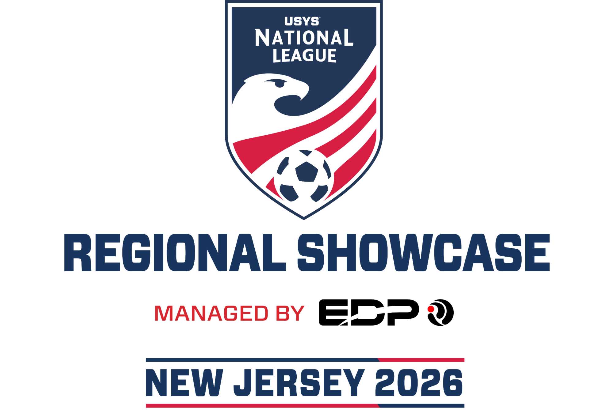 National League Regional Showcase New Jersey 2026 (Navy and Red Text) Collection