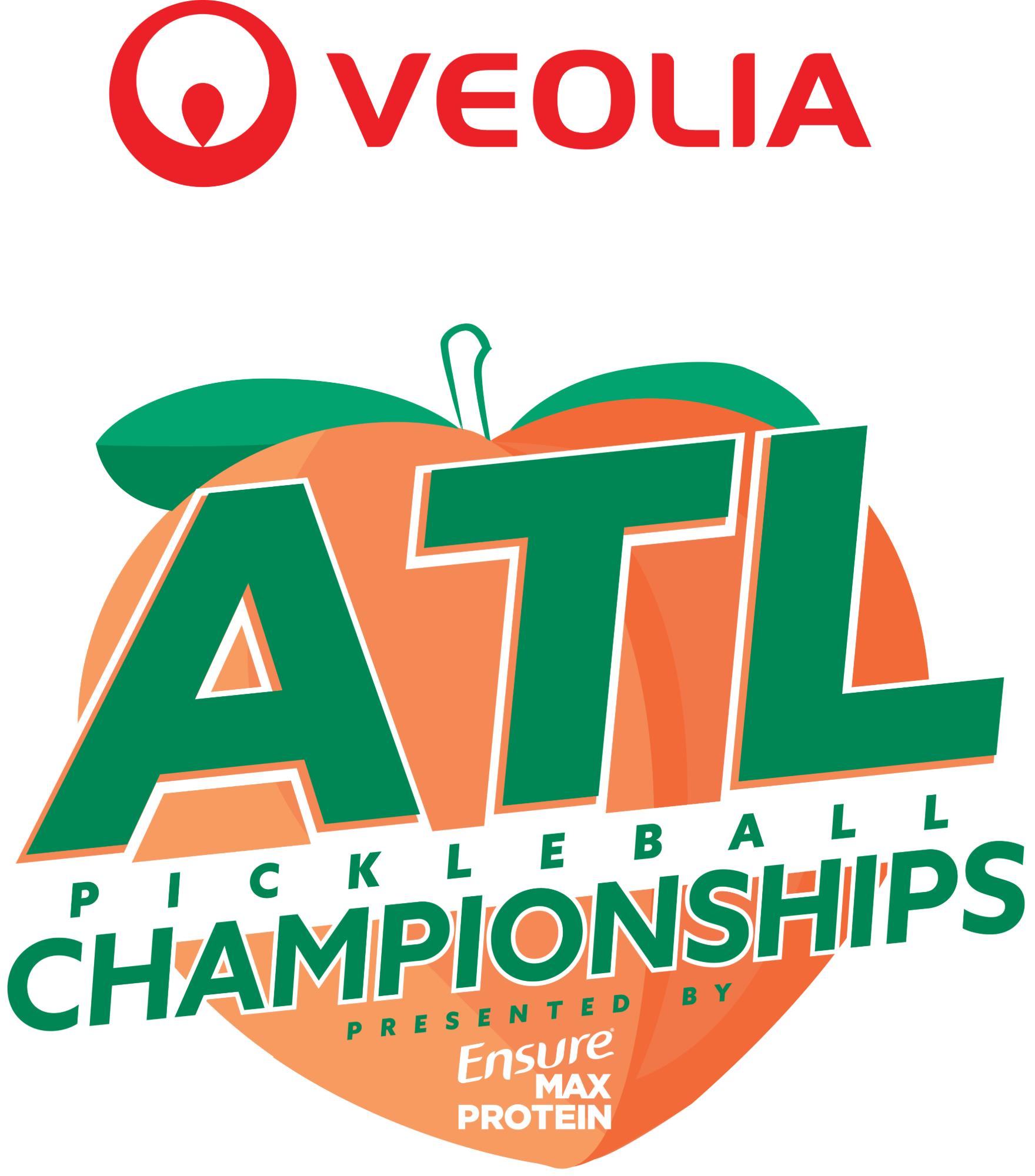 Veolia Atlanta Pickleball Championships 2026 (Red Text Peach Logo) Collection