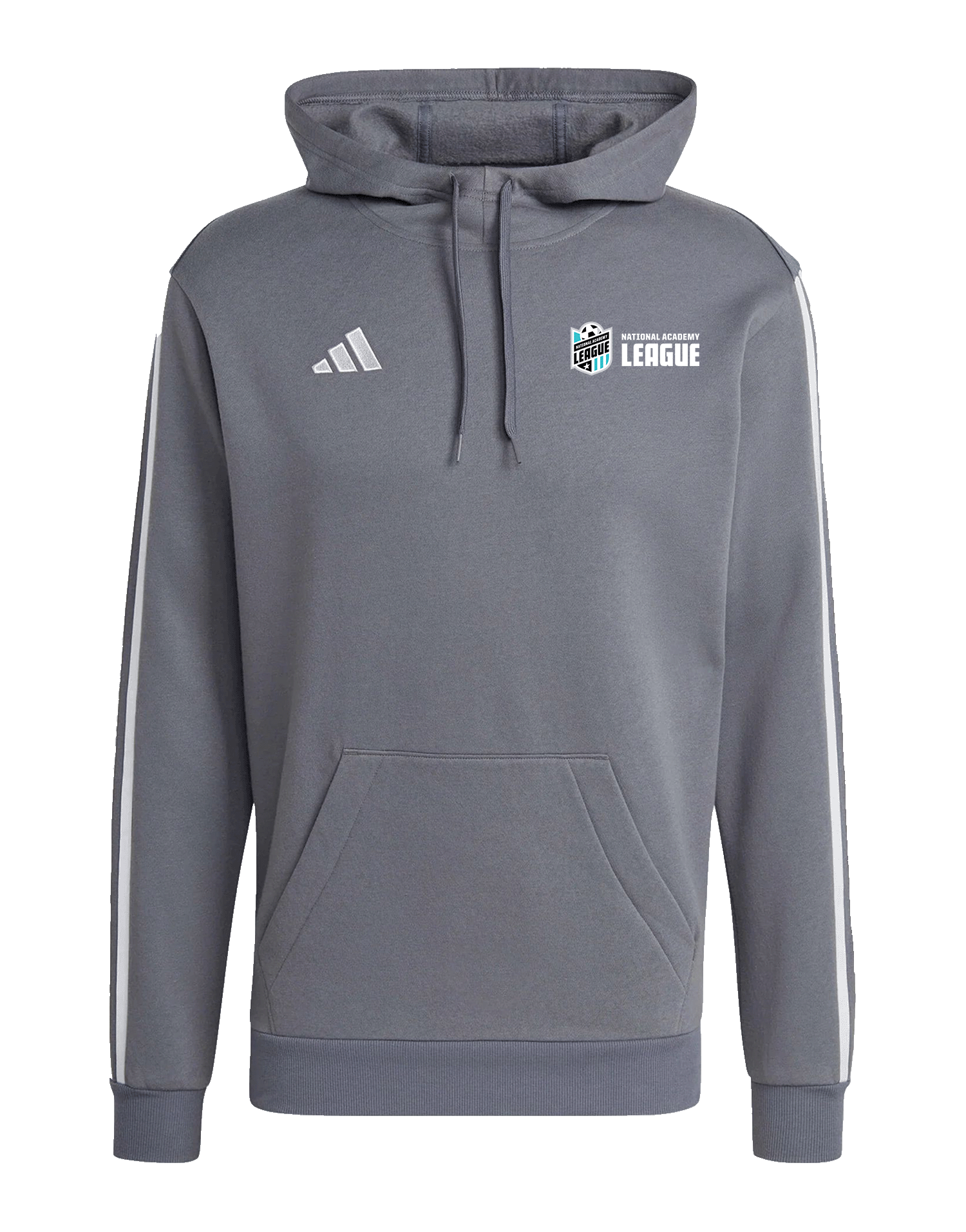 Adidas 3-Stripes Hoodie - 2024 National Academy League - Secondary White