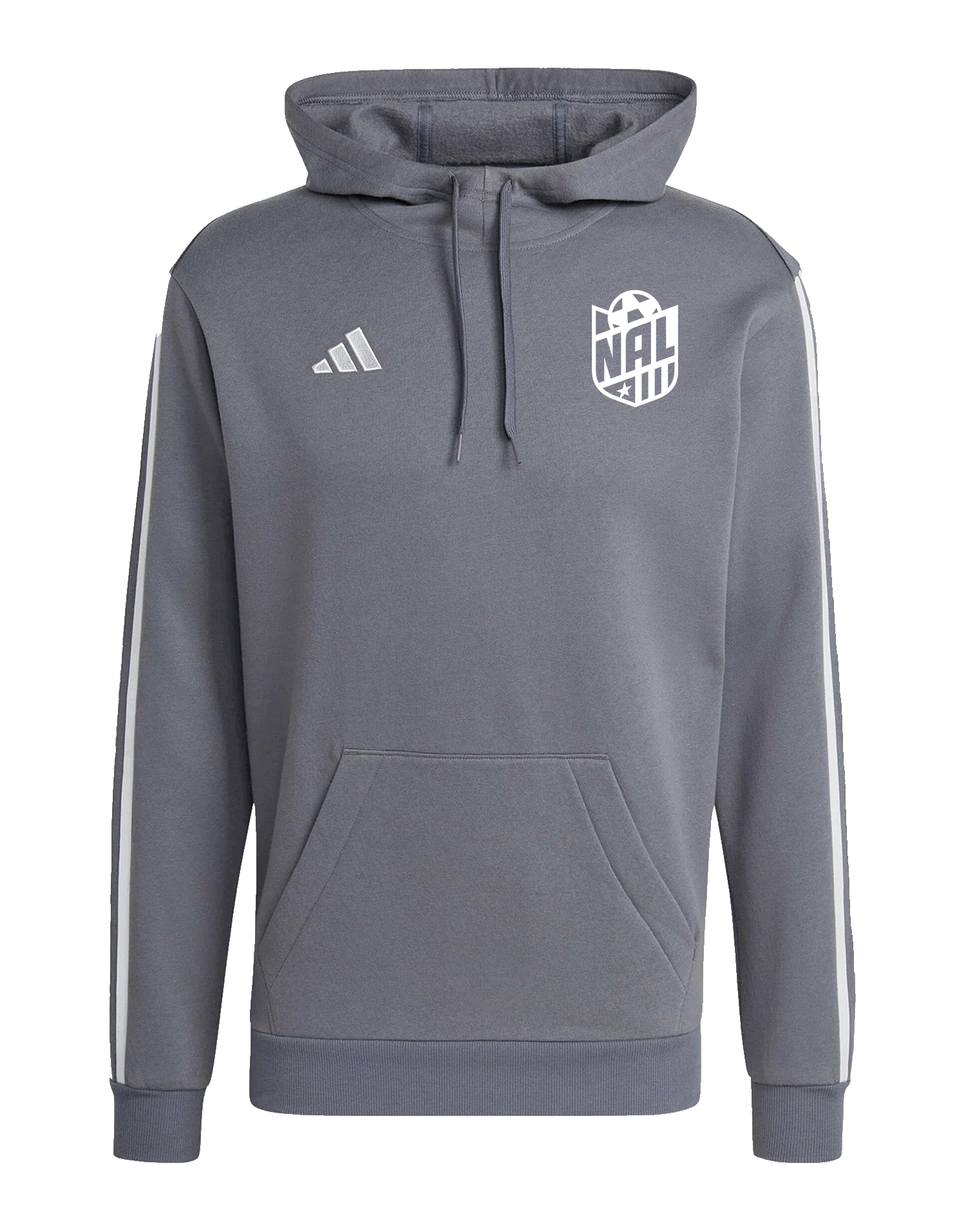 Adidas 3-Stripes Hoodie - 2024 National Academy League - White