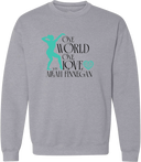 Crew Sweatshirt - 2026 One World One Love with Aleah Finnegan (WI)