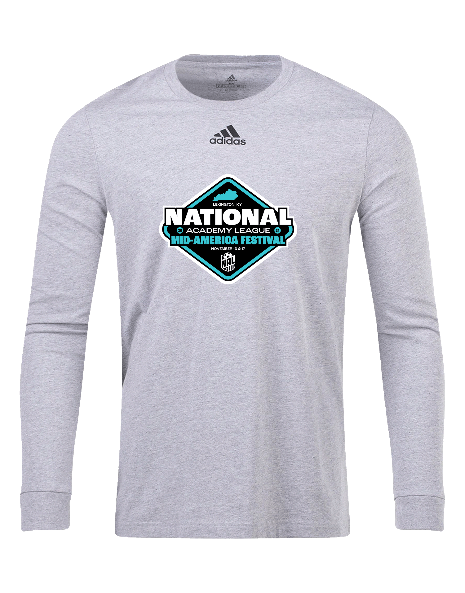 Adidas Cotton Longsleeve - 2024 NAL Mid American Festival