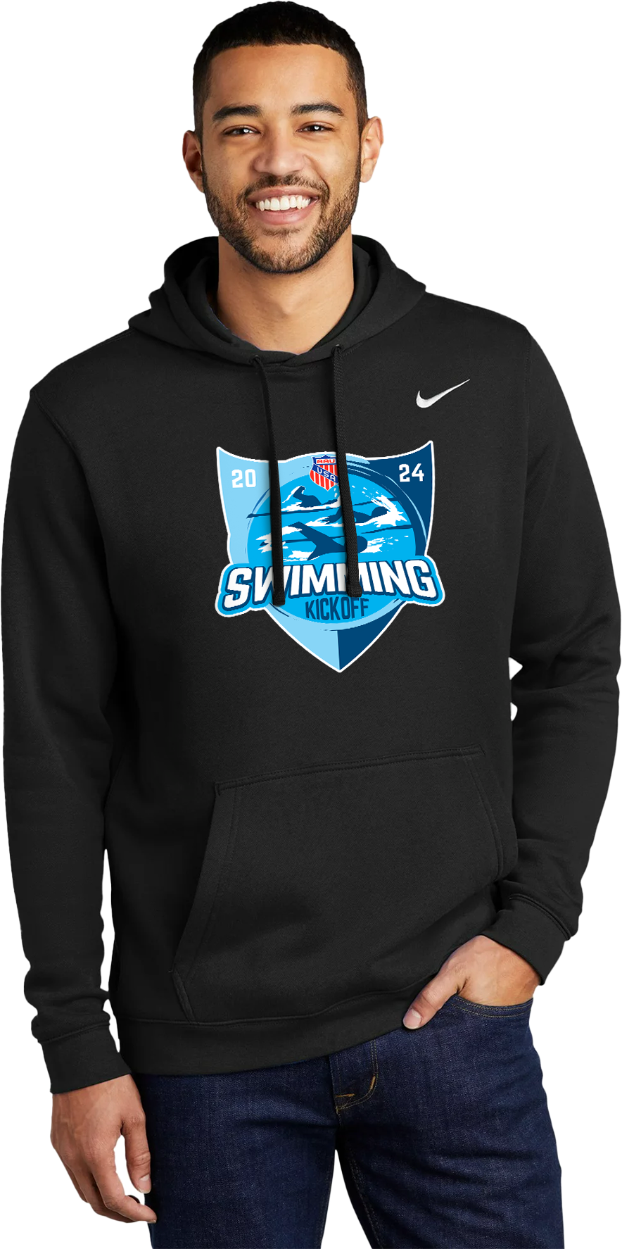 Nike Hoodies - 2024 AAU Swimming Kick Off