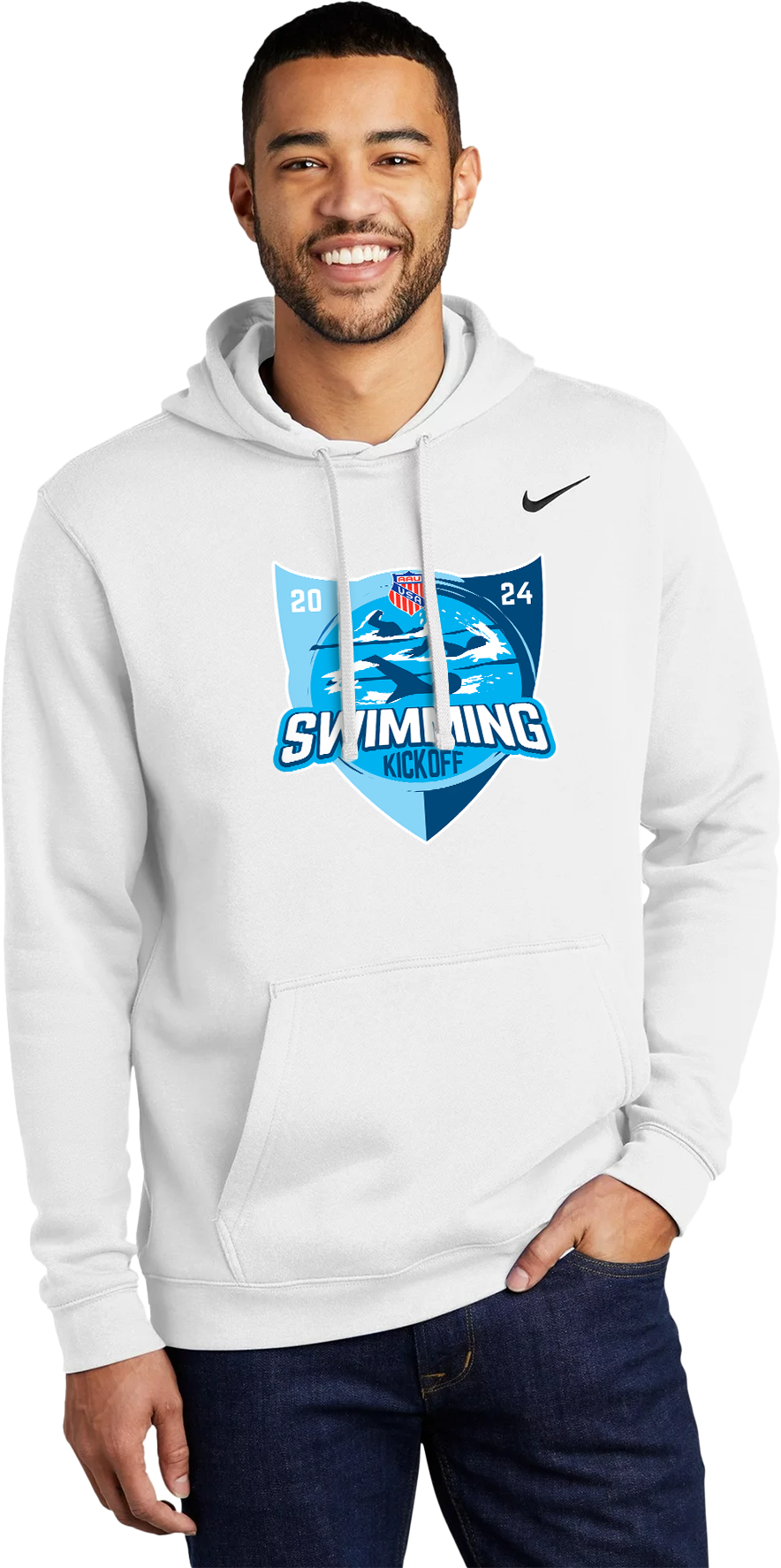 Nike Hoodies - 2024 AAU Swimming Kick Off