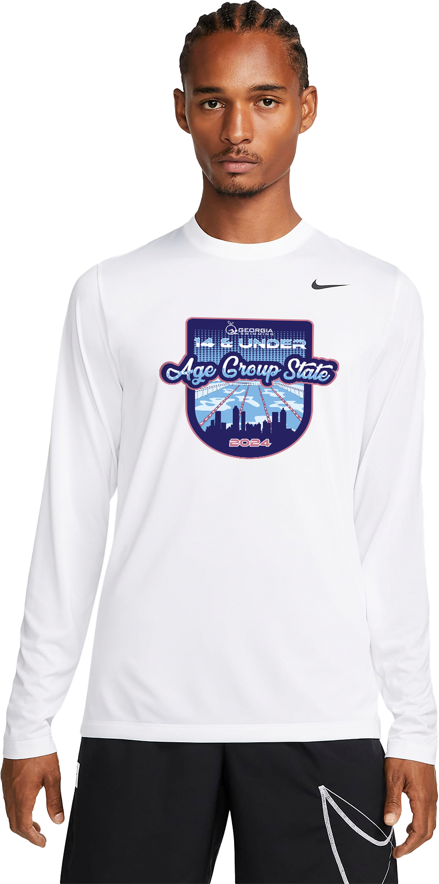 Nike Long Sleeves - 2024 Georgia Swimming 14 & Under Age Group State