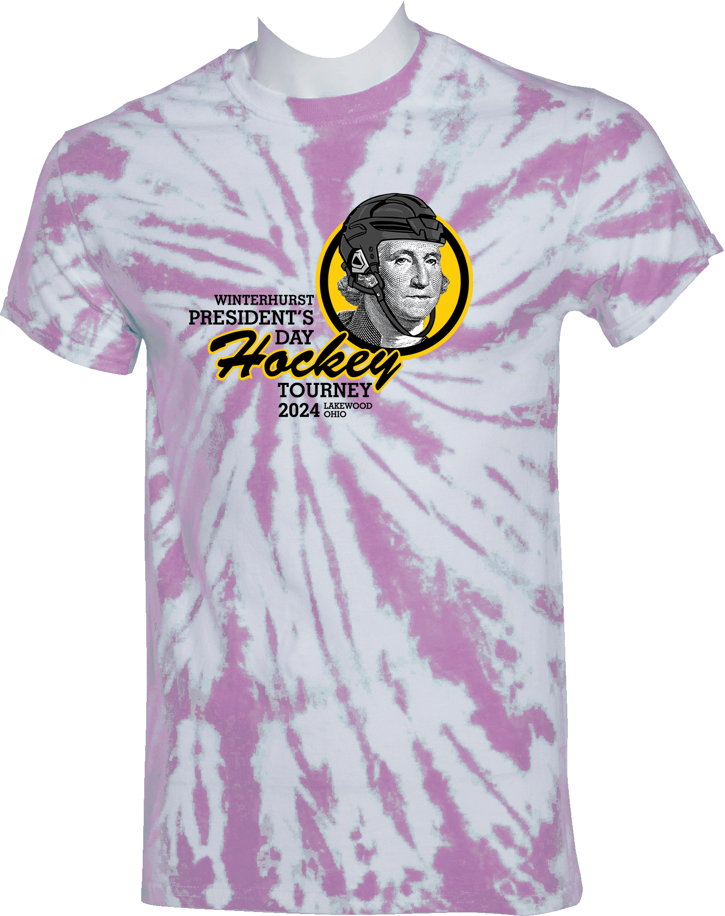 Tie-Dye Short Sleeves - 2024 Winterhurst President's Day Hockey Tourney