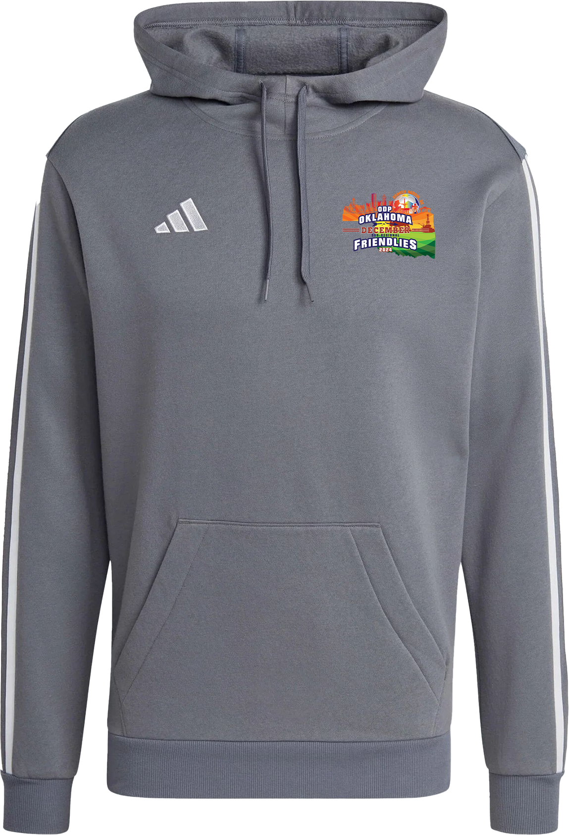 Adidas 3-Stripes Hoodie - 2024 ODP OK December Friendlies