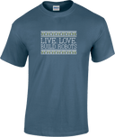 Short Sleeves - Live Love Build Robots White