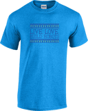 Short Sleeves - Live Love Build Robots Dark