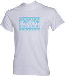 Short Sleeves - Live Love Build Robots Blue