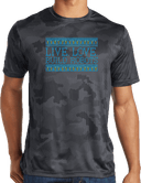 Performance Shirts - Live Love Build Robots Blue