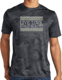 Performance Shirts - Live Love Build Robots White