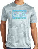 Performance Shirts - Live Love Build Robots Blue