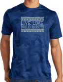 Performance Shirts - Live Love Build Robots White