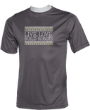 Performance Shirts - Live Love Build Robots White