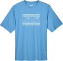 Performance Shirts - Live Love Build Robots White