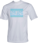 Performance Shirts - Live Love Build Robots Blue