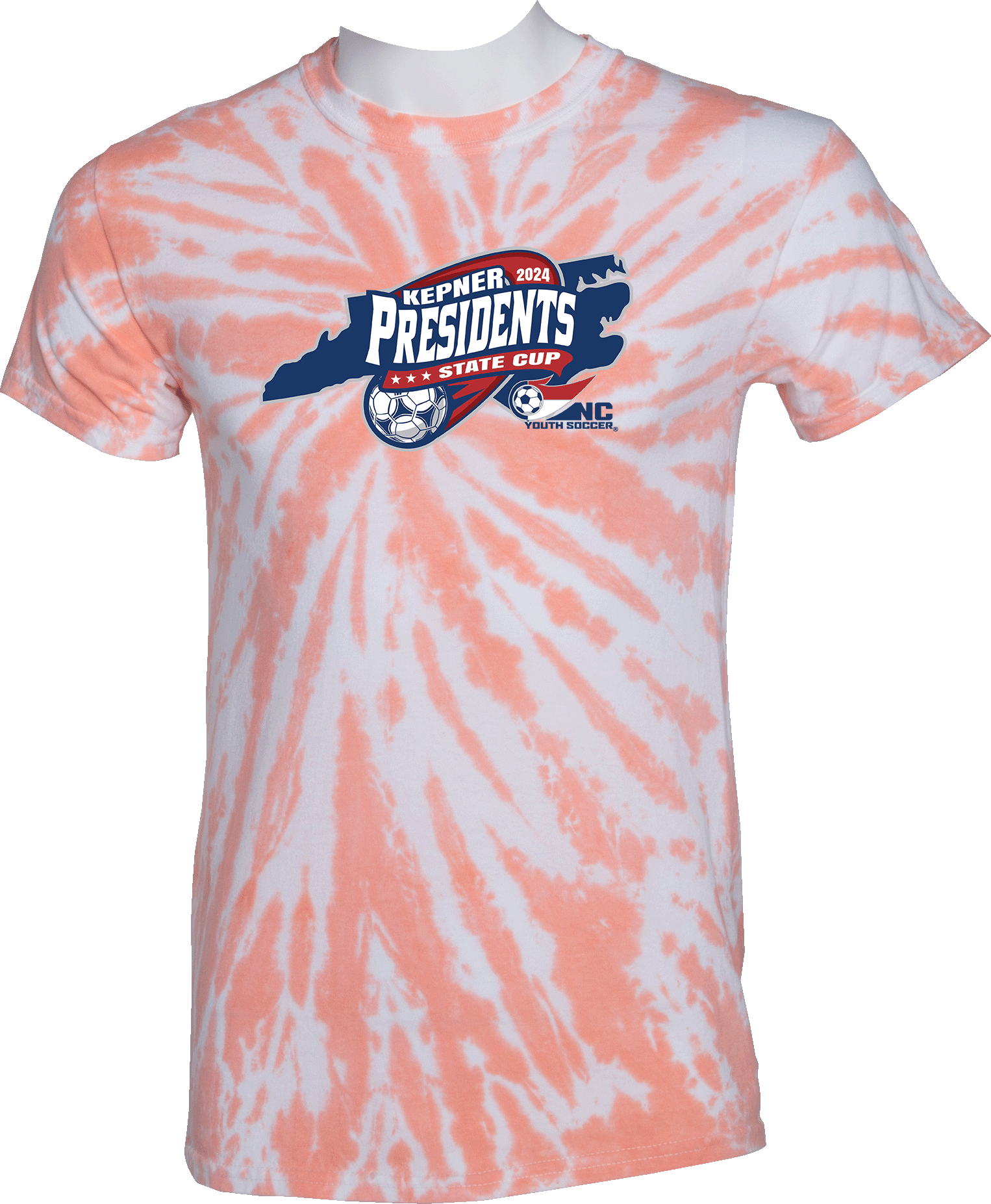 Tie-Dye Short Sleeves - 2024 USYS NC Presidents Cup