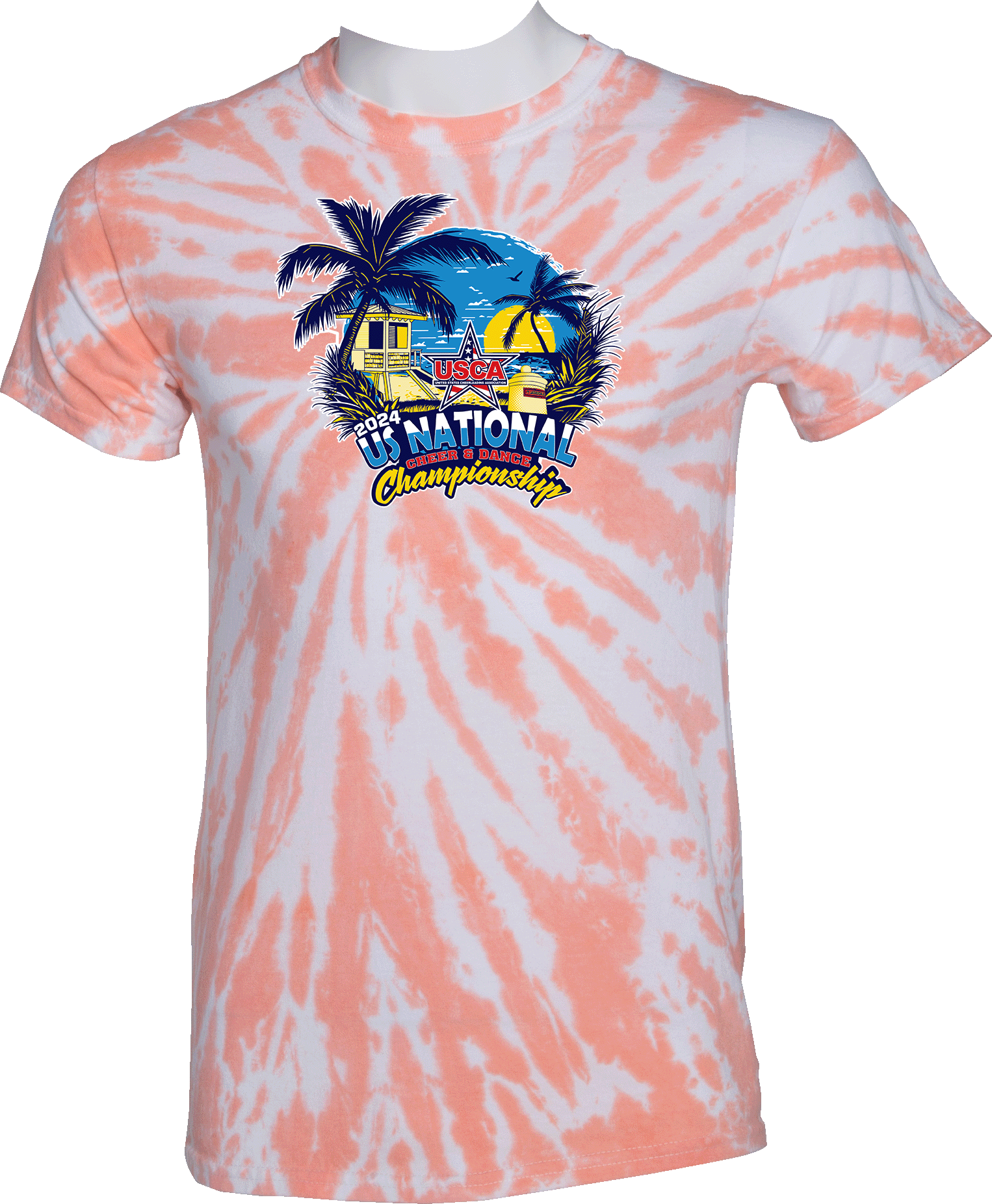 Tie-Dye Short Sleeves - 2024 US National Cheer & Dance Championship