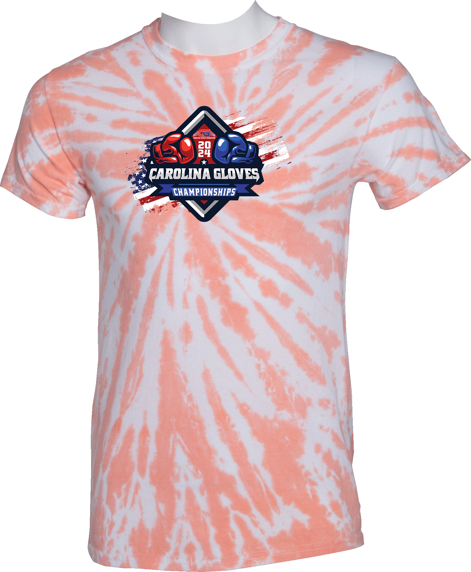 Tie-Dye Short Sleeves - 2024 Carolina Gloves State(July)