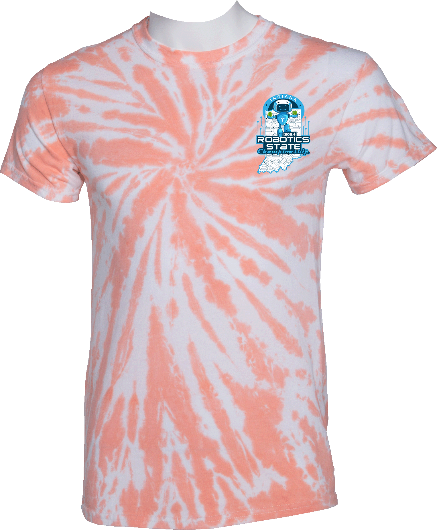 Tie-Dye Short Sleeves - 2024 Indiana Robotics State Championship