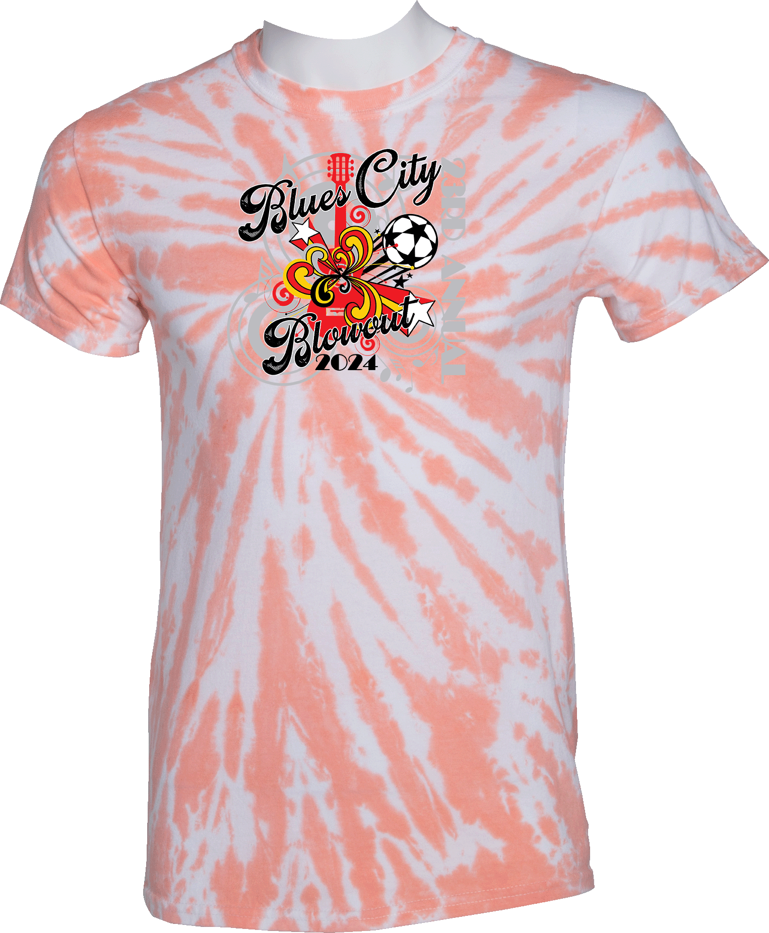Tie-Dye Short Sleeves - 2024 23rd Annual Blues City Blowout