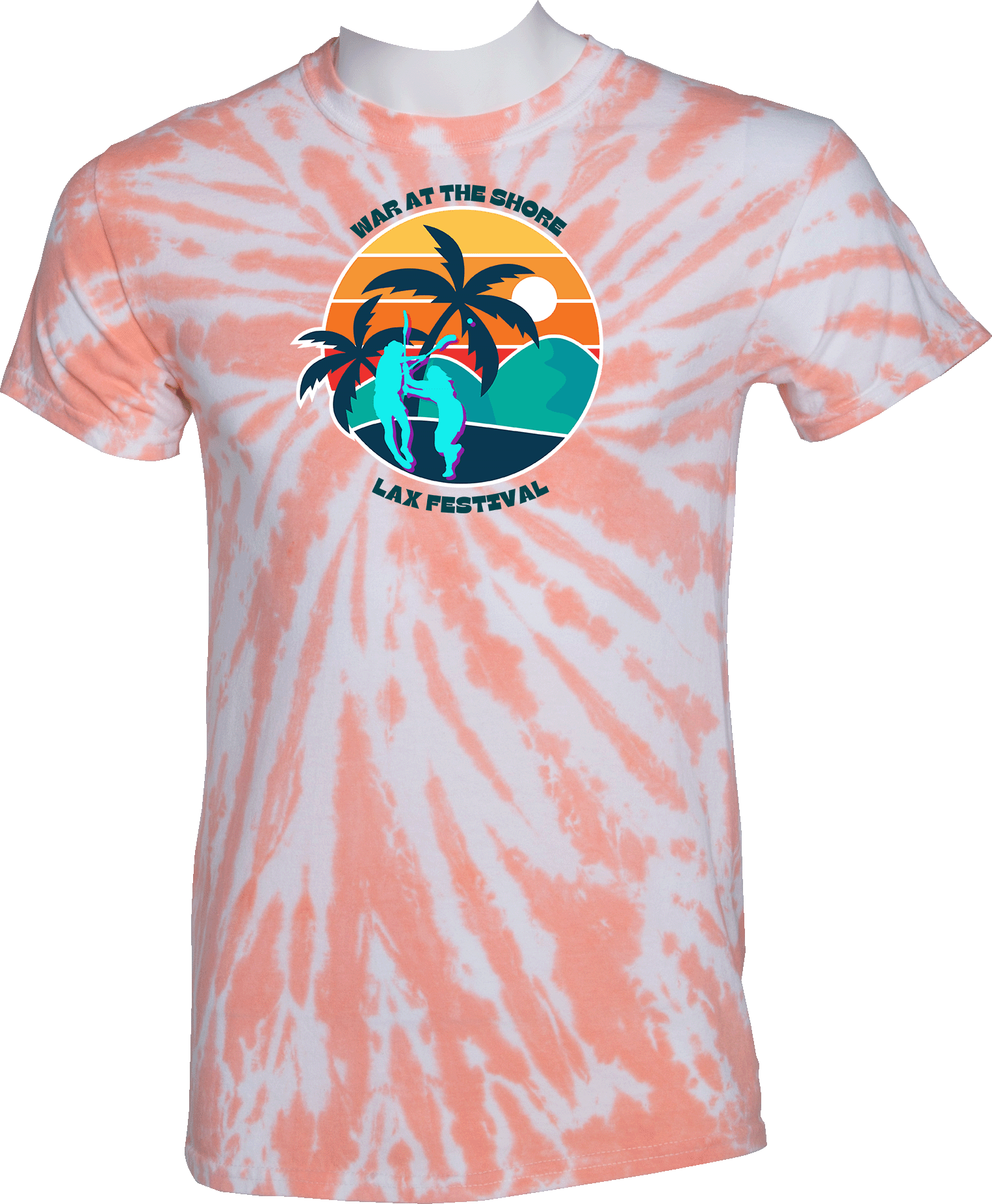 Tie-Dye Short Sleeves - 2024 War At The Shore