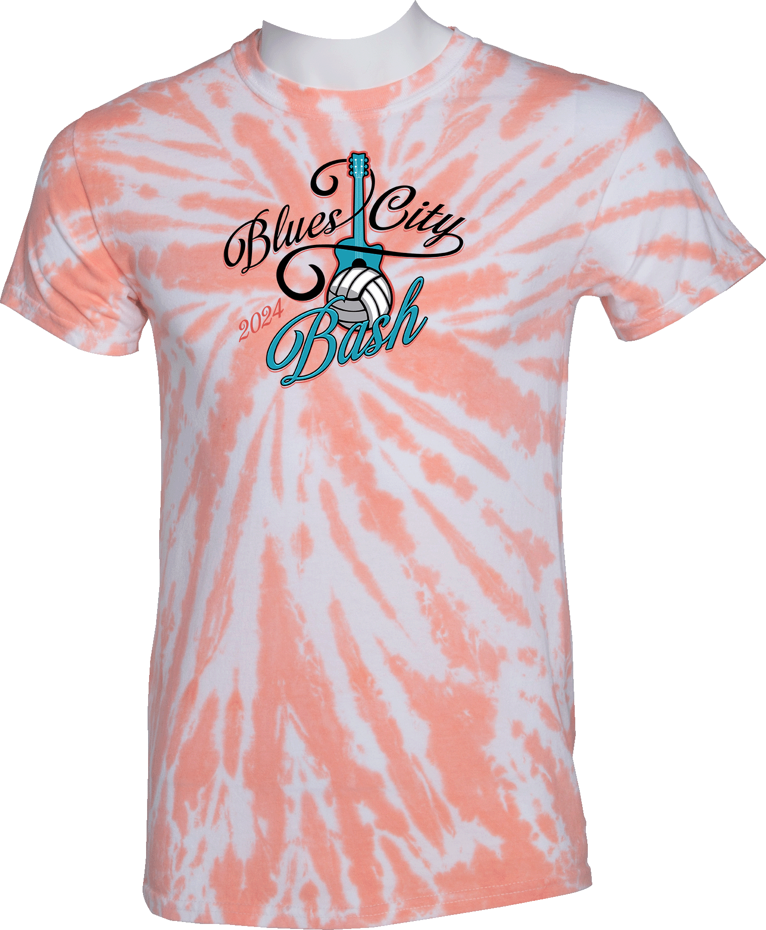 Tie-Dye Short Sleeves - 2024 Blues City Bash