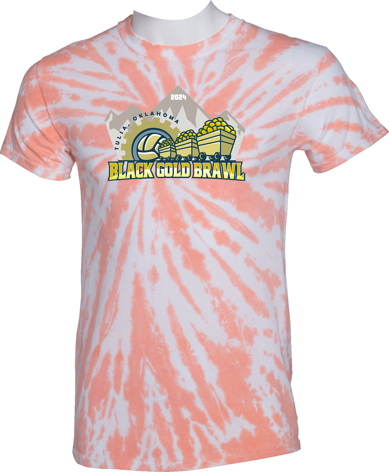 Tie-Dye Short Sleeves - 2024 Black Gold Brawl