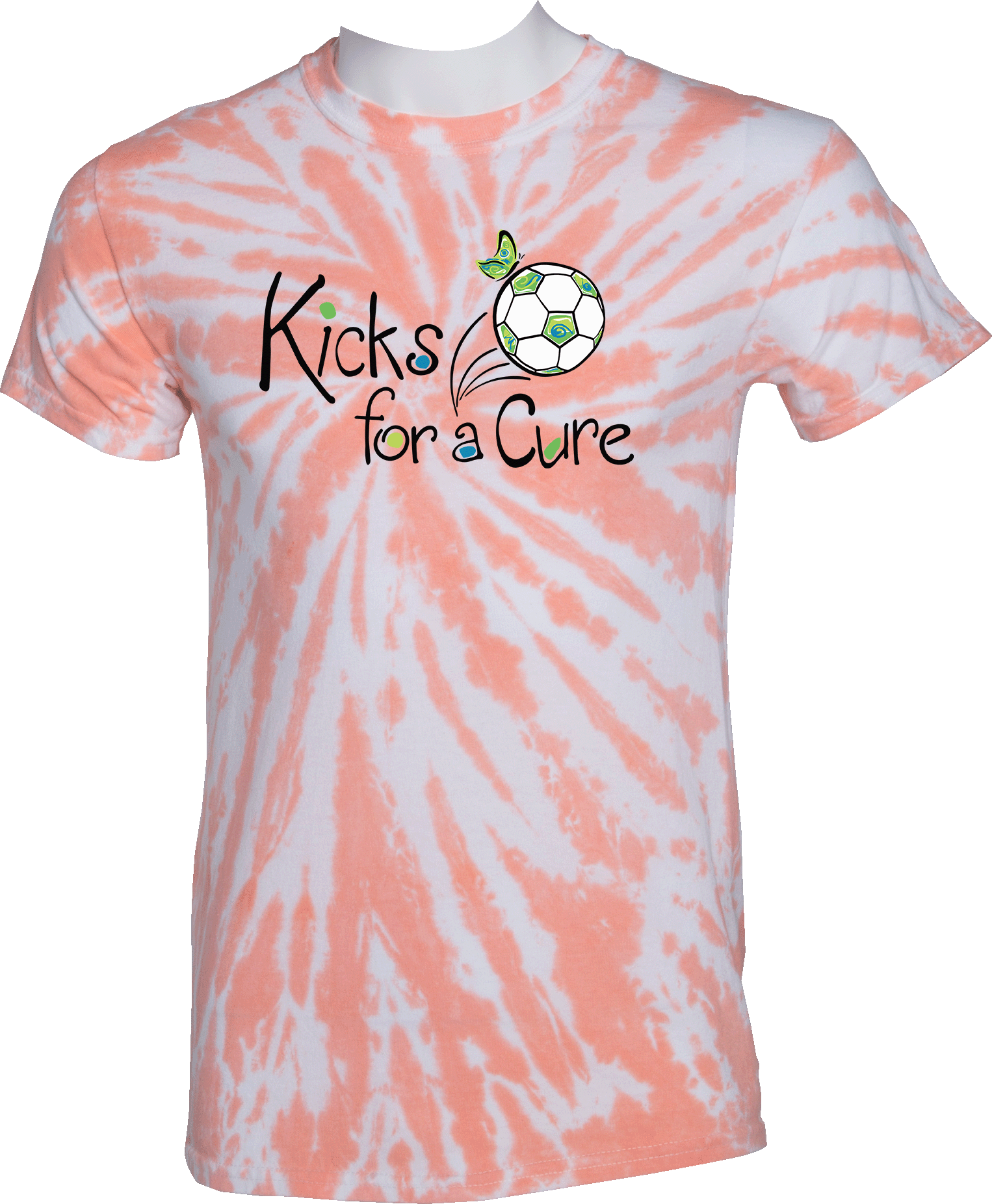 Tie-Dye Short Sleeves - 2024 Kicks For A Cure