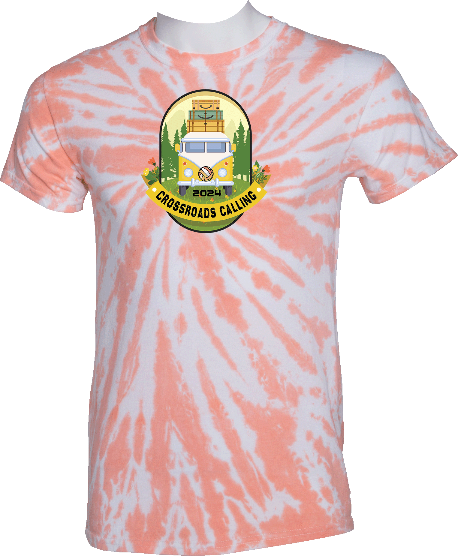 Tie-Dye Short Sleeves - 2024 Crossroads Calling