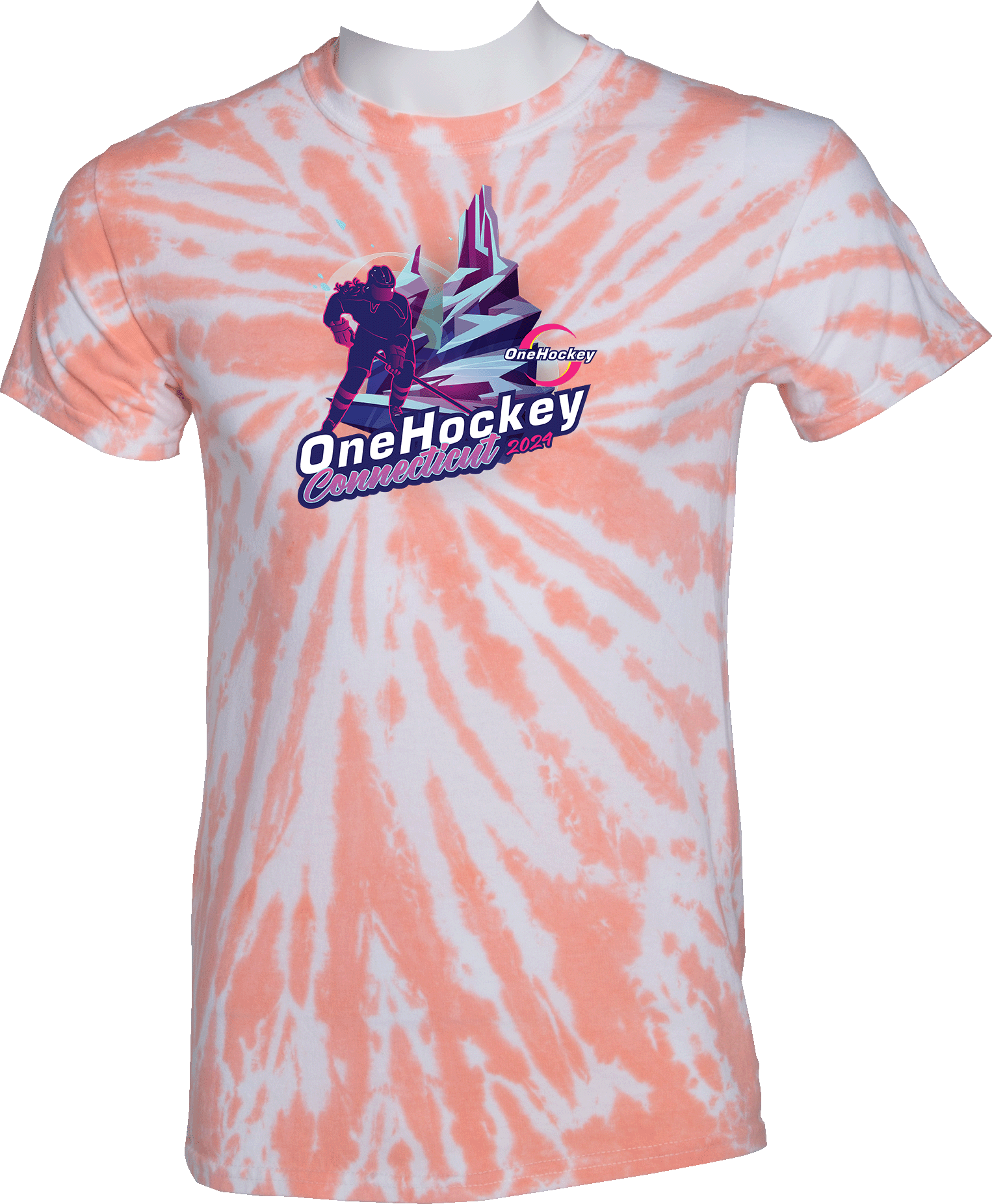 Tie-Dye Short Sleeves - 2024 OneHockey Connecticut October