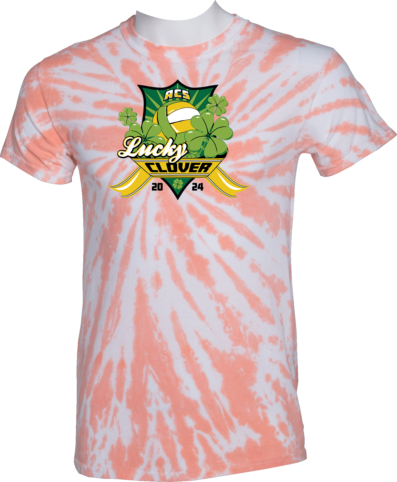 Tie-Dye Short Sleeves - 2024 ACS Lucky Clover