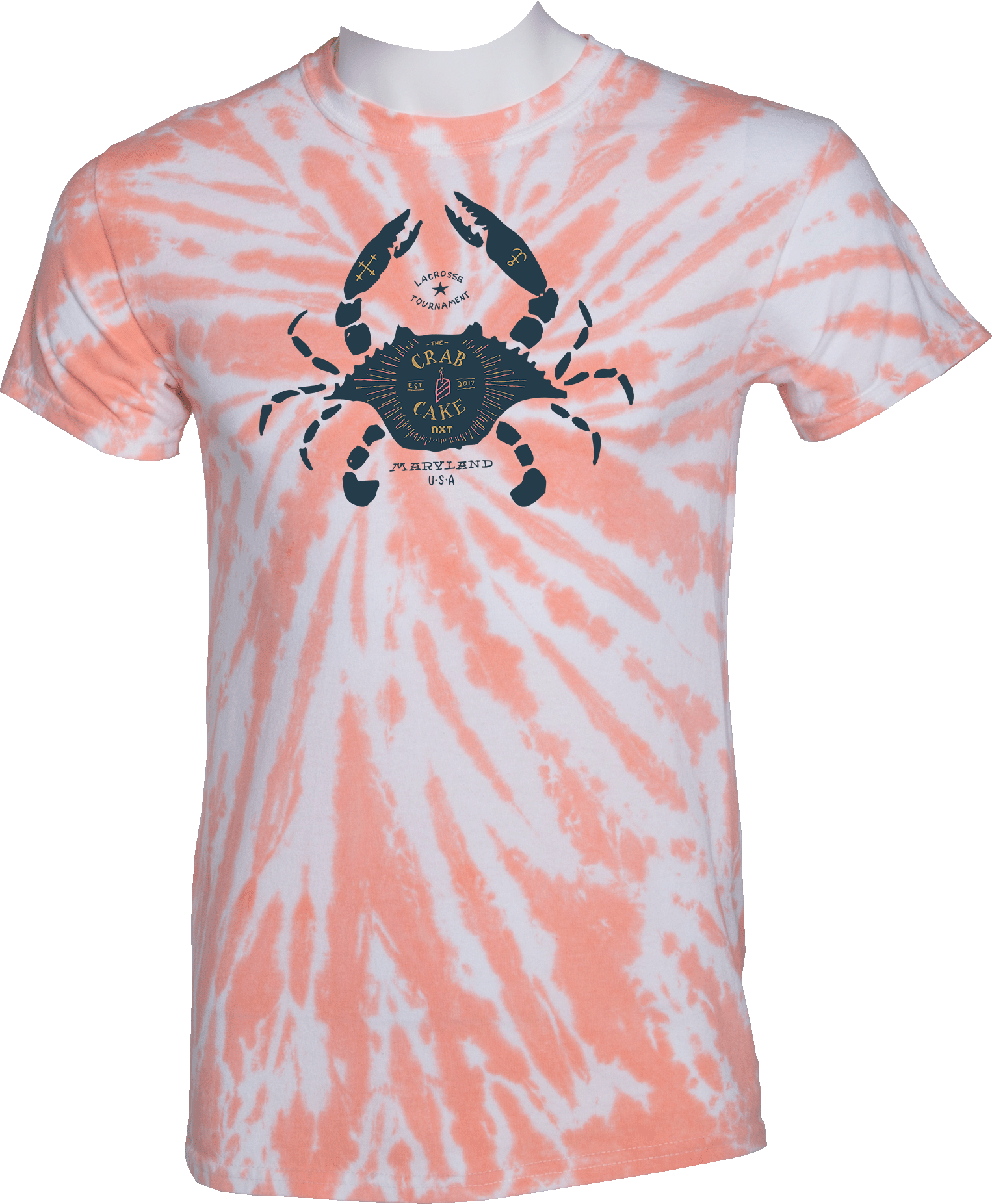 Tie-Dye Short Sleeves - 2024 Crab Cake