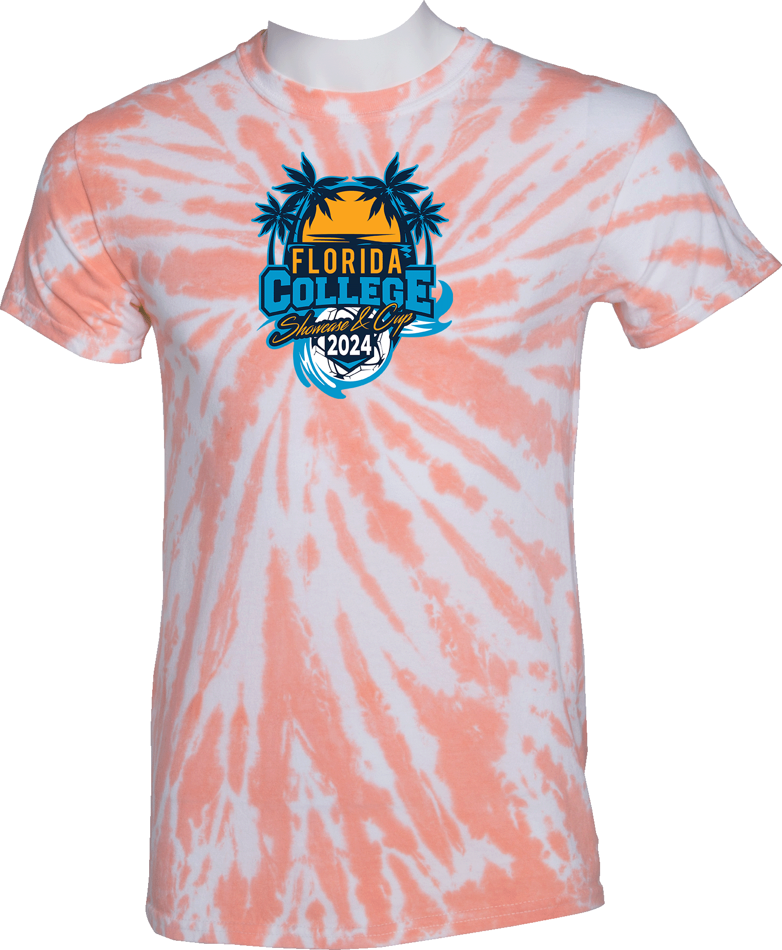 Tie-Dye Short Sleeves - 2024 Florida College Showcase and Cup