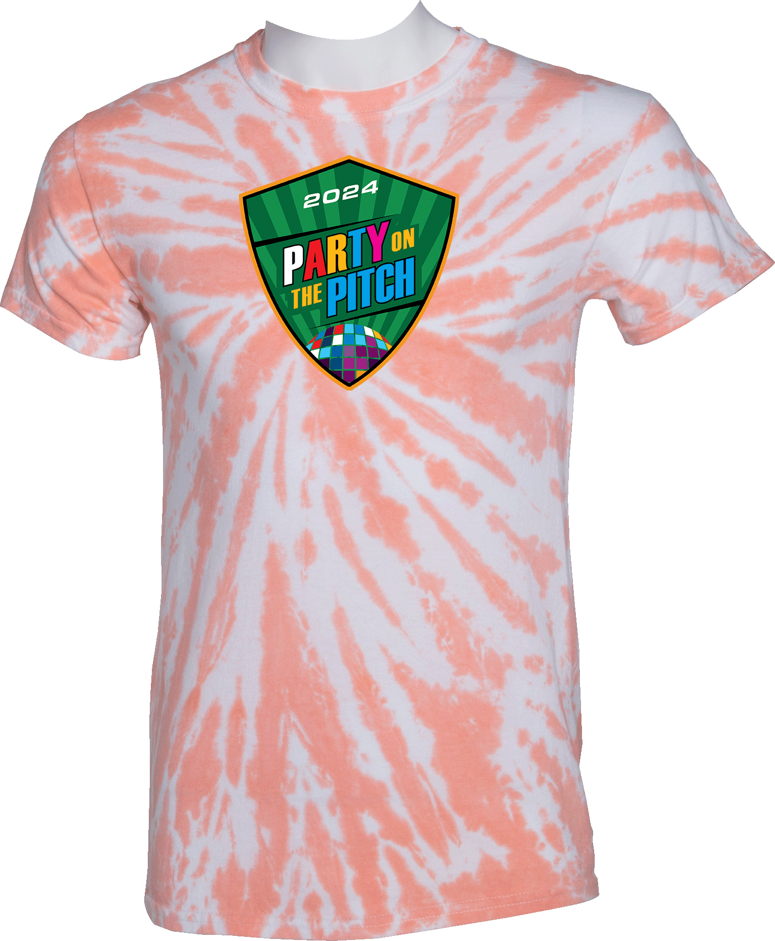 Tie-Dye Short Sleeves - 2024 Party On The Pitch