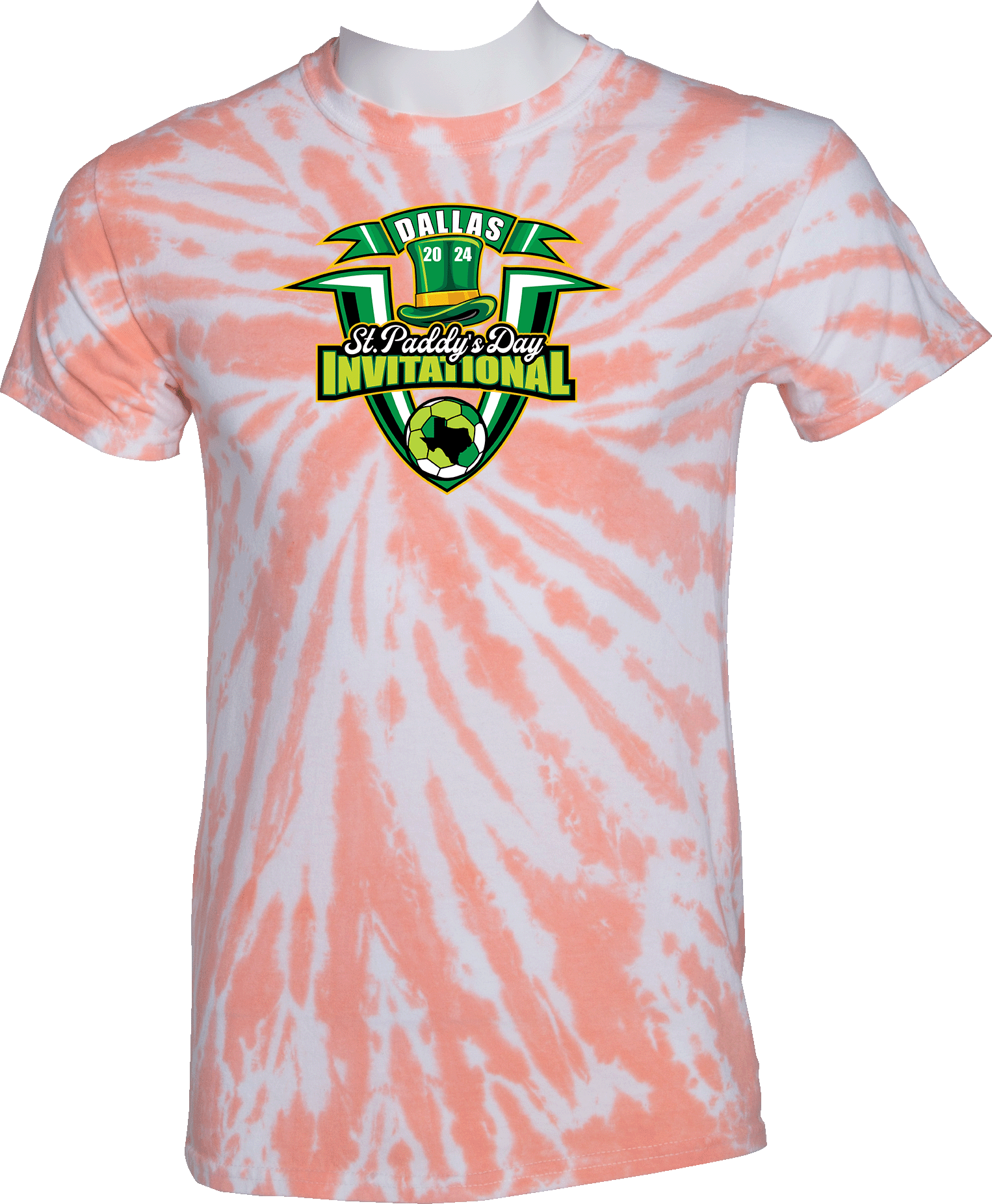 Tie-Dye Short Sleeves - 2024 Dallas St. Paddy's Day Invitational