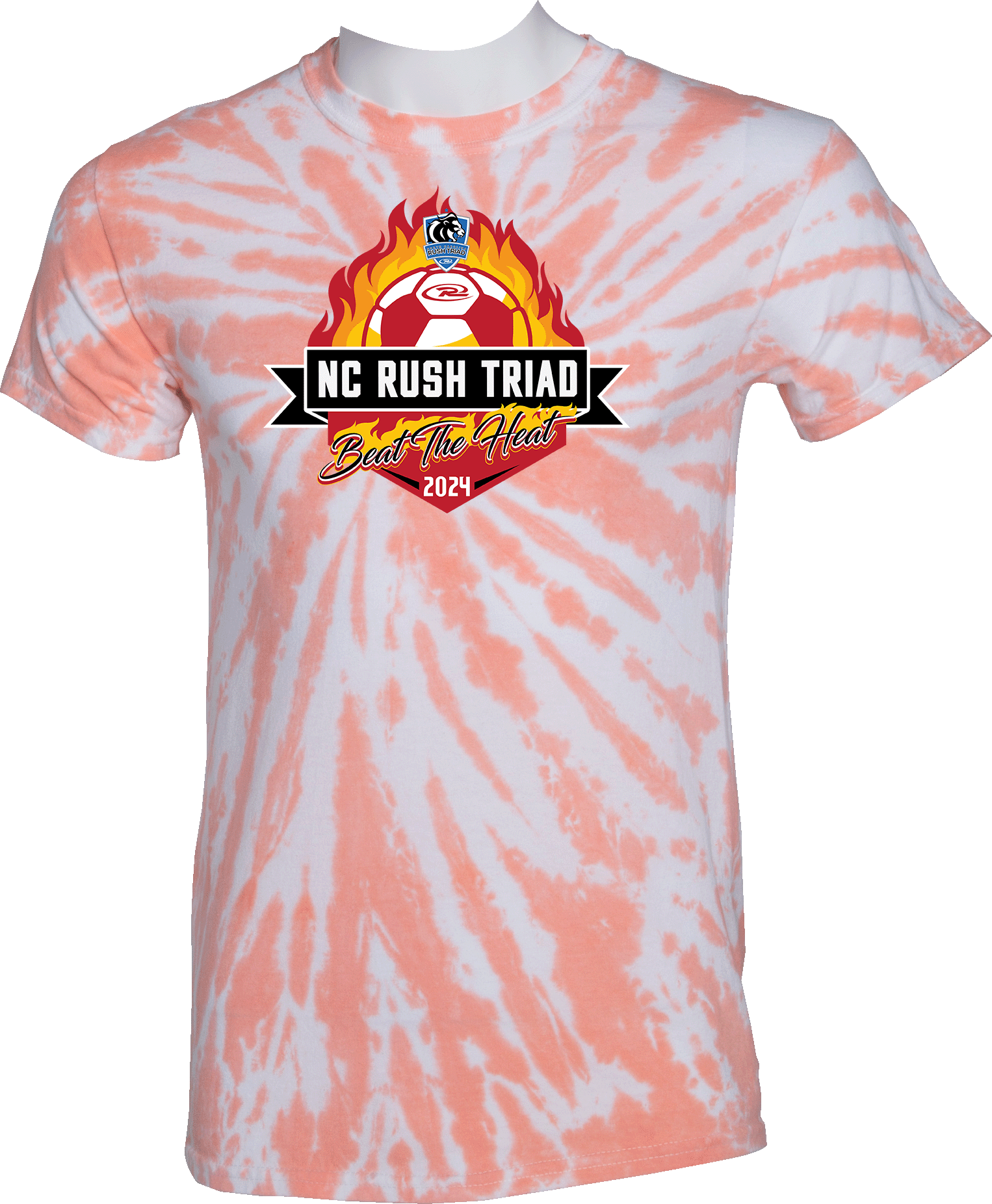 Tie-Dye Short Sleeves - 2024 NC Rush Triad Beat The Heat