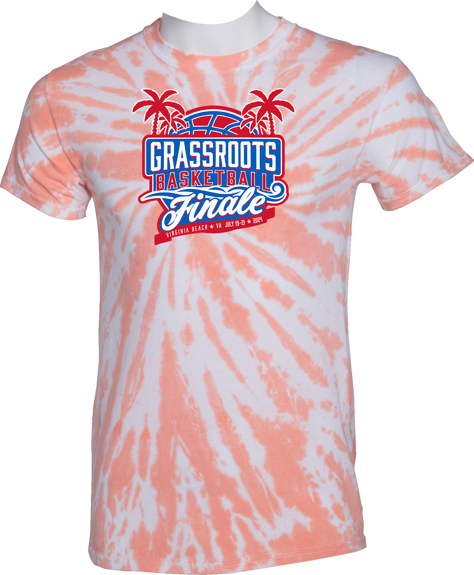 Tie-Dye Short Sleeves - 2024 Grassroots Basketball Finale