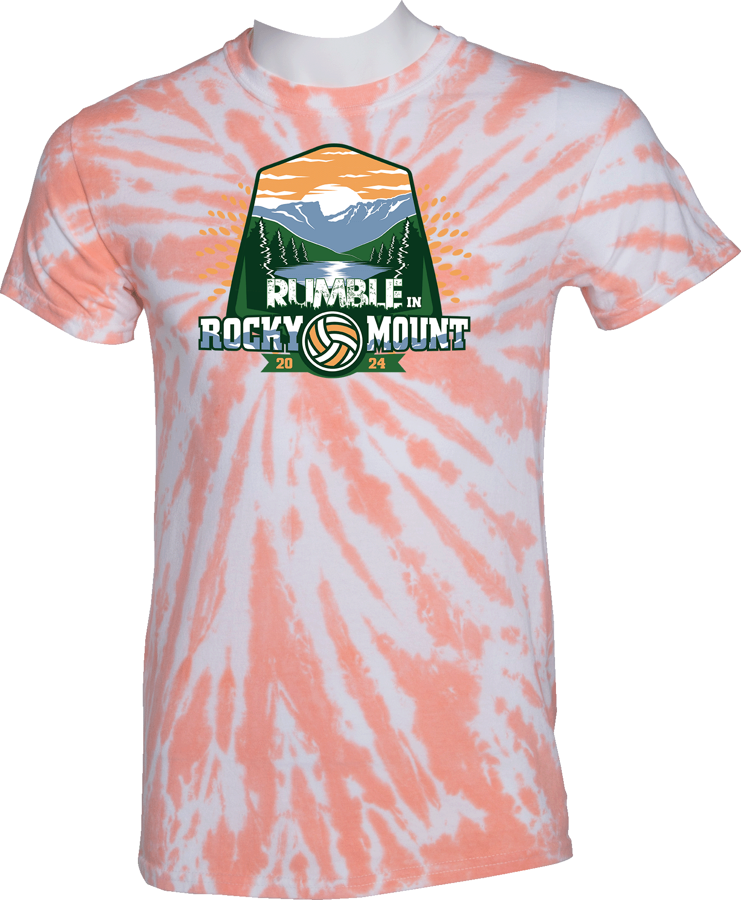 Tie-Dye Short Sleeves - 2024 Rumble In Rocky Mount