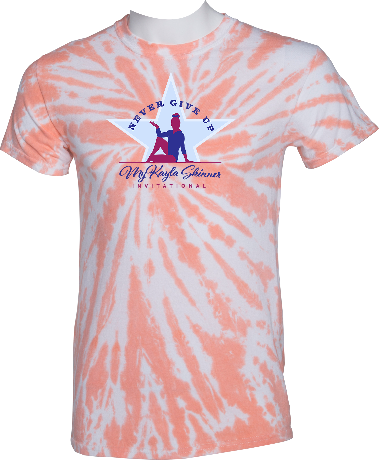 Tie-Dye Short Sleeves - 2024 Never Give Up with MyKayla Skinner