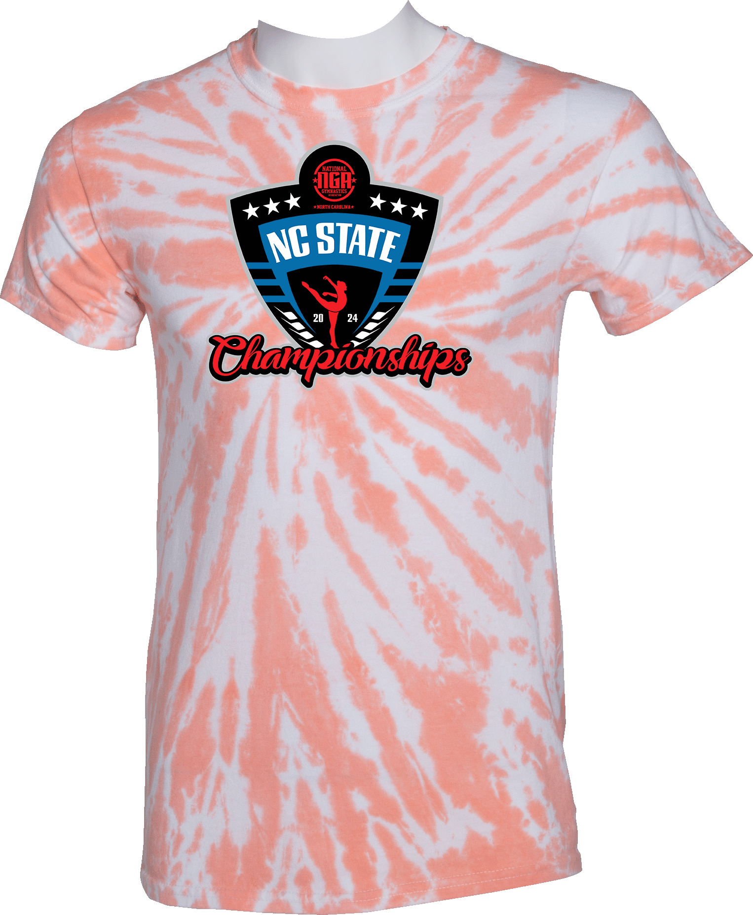 Tie-Dye Short Sleeves - 2024 NGA NC State