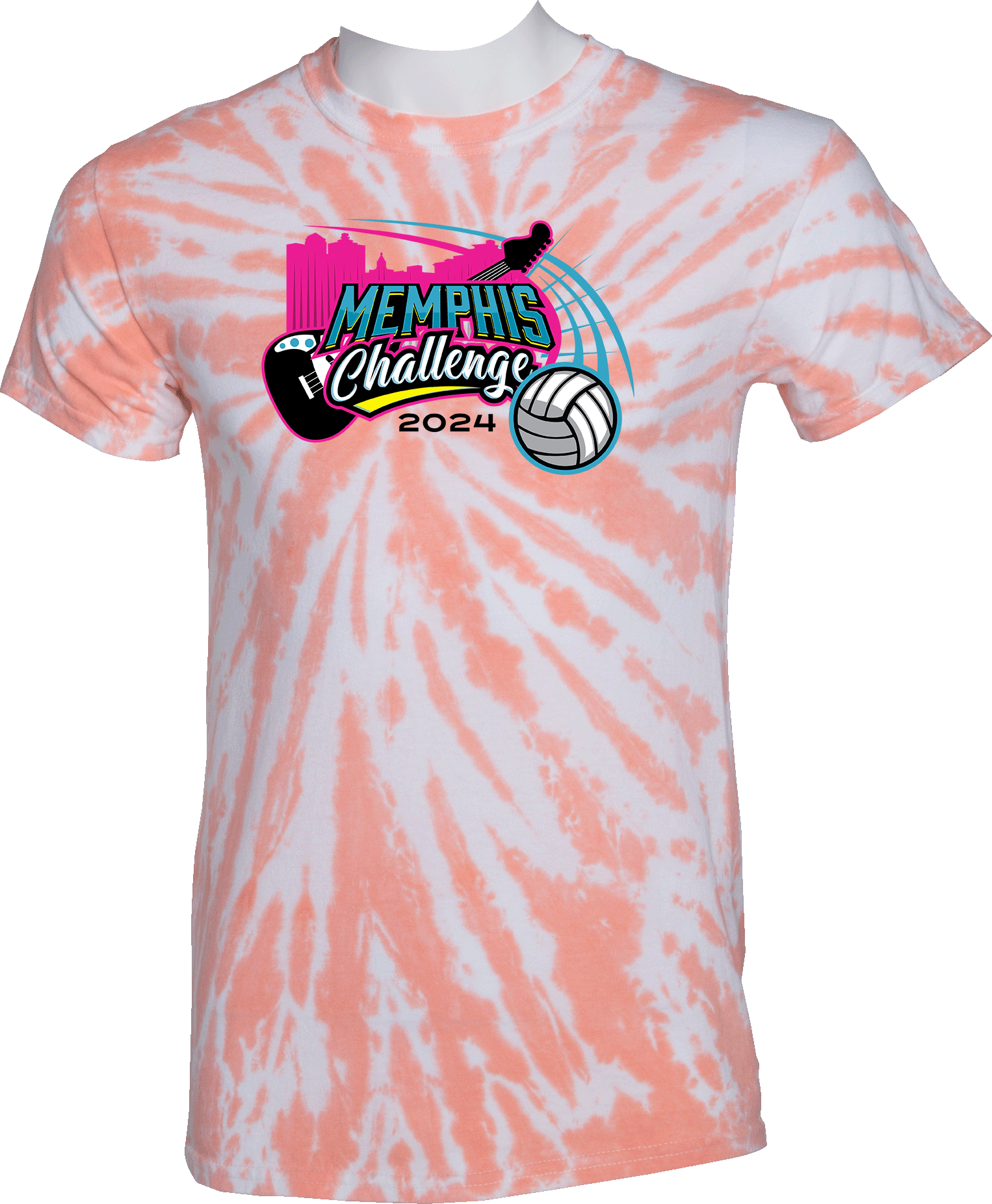 Tie-Dye Short Sleeves - 2024 Memphis Challenge